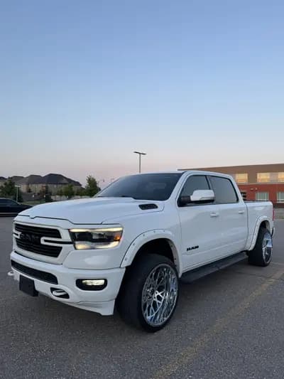 2022 Ram 1500 Sport in White with Black interior