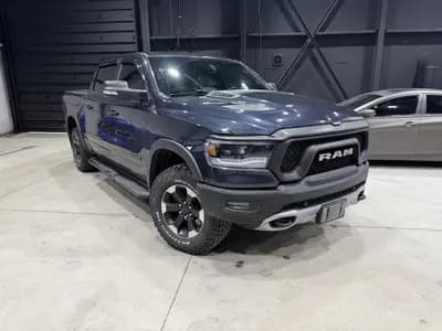 local vehicle, non-smoker 2021 Ram 1500 Rebel in Navy with Black interior